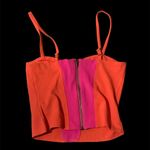 Lucca Couture CUTE  size small Pink/ Orange Crop Spagetti Strap Top Photo 1