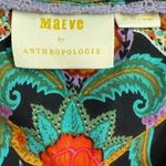 Anthropologie Maeve Carter Floral Tie Front Button Blouse Multicolor Size 8 Photo 9