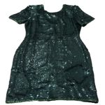 Royal Feelings Vintage Hunter Emerald Green Sequin Dress Women's Size‎ XL Photo 1