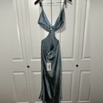 Saints + Secrets Back Tie Open Back Satin Dress M NWT Photo 4
