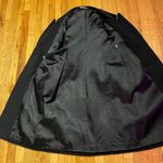 Cuddle Coat New York Vintage Wool Velvet trim Tuxedo Black Size 4 Photo 3