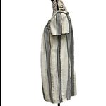 Old Navy SquareNeck Textured Metallic Stripe Shift Dress Women Black Stripe XS Photo 3