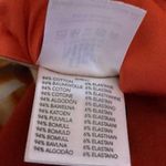 Tiger Mist Orange Knit Body Graphic Print Straight pencil Mini Skirt Size XS Photo 5