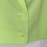 We Wore What  lime green wide leg pant suit and jacket size 4 Photo 8