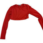 Adika  orange Fitted Crop shirt trendy‎ festival club athleisure Photo 0