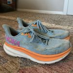 Hoka  Women's Blue Clifton 9 Running Shoes - Worn Condition Photo 1