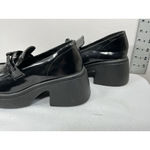 Womans ALGF Slipon Chunky Loafers Size 9 Black NWOT Photo 4