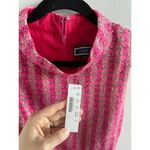 J.Crew Women's Pink Mockneck Sheath Dress In Disco Tweed New Size 12 Photo 5