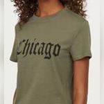 Divided  H&M Green & Black Chicago Tee Shirt (M) Photo 1