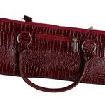 PRIMEWARE Red Wine Clutch Croc Design Insulated Bag Handbag Photo 5