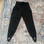 Vintage Schoeller of Switzerland Black Straight Slim Leg Stirrup Ski Snow Pants Size 10 Photo 1