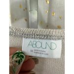 Abound  Loose Knit Front Pockets Raw Hem Longline Open Cardigan Duster M Photo 5