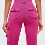 Firm Abs cargo fitness leggings fuchsia size XS high waist Pink Photo 2