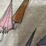 Chaser Colorful Umbrella Print Women's Top size small v neck Photo 5