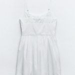 ZARA Embroidered Dress Photo 6