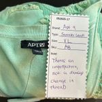 Apt. 9  Womans Cardigan Size XL Mint‎ Green Crocheted Button Front Knit Top Photo 9