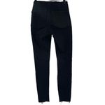 We The Free Jeans Size 26 Free People Skinny Stretch Zipper Black Miles Away Photo 3