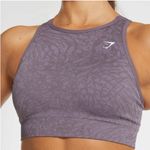Gymshark  Adapt Animal Seamless Sports Bra Size Small Purple Photo 0