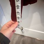 Nine West Rust Red Silky Midi Dress Women’s Size 5X FLAWS Photo 8