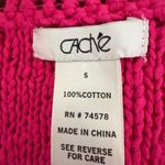 Cache  Fuchsia V-Neck Women's Sweater Photo 5