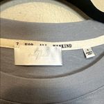 7 For All Mankind  Embroidered Bird Floral Boxy Tee Size Small Photo 3