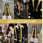 Crazy Socks Chicken Leg Feet Novelty Socks Black Photo 4