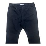 Chico's Chico’s Platinum Charm RG Black Denim Straight Jeans Size 3 (36) Cotton Photo 3