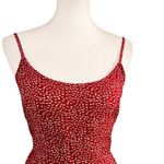 Brandy Melville  Colleen Red Floral Babydoll dress Photo 4
