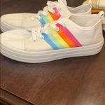 Sole Mates Colorful Rainbow Sneakers 7/8 Photo 1