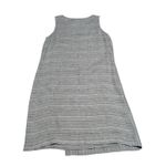 J.Jill Pure Jill Linen Faux Wrap Dress Gray Lagenlook Sleeveless Womens Medium Photo 2