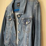 Kensie Jeans Short Denim Jacket Stretch Button Flap Pockets Women’s Size XS Photo 6