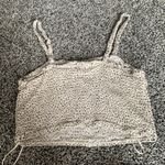 Pink Rose Leopard Print Strappy Crop Top Photo 2