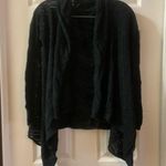 Material Girl Black Open Lightweight Cardigan S Photo 0
