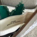 Kate Spade Black and White Sandals with Pineapple Design Photo 2