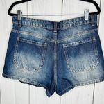 Bershka  Denim Shorts Flap Skort Size EU 42 US 10 (34 x 2) Blue Never Worn Photo 5