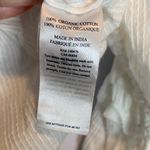 Faherty  Willa Swiss Dot Blouse White Ruffle Long Sleeve Shirt Photo 3