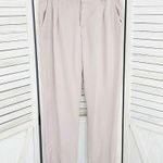 ZARA  Pleated Front Trouser Pants Blush Size 4 Relaxed Ankle Photo 0