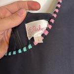 Parker Embroidered Black Helen 100% Silk Dress - Small Photo 8