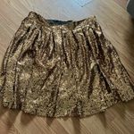 Gold Sequin Skirt Size XL Photo 1