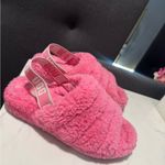 UGG  Pink Plush slippers Photo 6