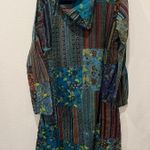 Kathmandu Imports Multicolor Patchwork Mushroom Print Jacket  By Kathmandu Size S/M Photo 4