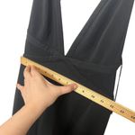 Jay Godfrey  Womens Gown Deep V-neck Cut out Back Maxi Black Size 00 New Photo 10