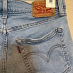 Levi's  Light Blue Distressed Jean Shorts Photo 2