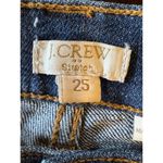 J.Crew  Shorts Women 25 Blue Denim Cuffed Hem‎ Stretch Jean Shorts Retro Preppy Photo 7