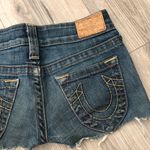 True Religion  Jeans Vintage Denim Shorts Blue Women’s size 26 Photo 6