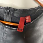 5|48 Black faux leather mini sleeveless dress Photo 6