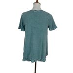 Altar'd State Top Small Blue Short Sleeve Boho Cottagecore Casual Chic Photo 2