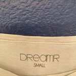 DreamR NWOT Owl Wide Neck Tee Gray Photo 4