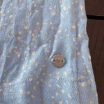 Roxy Light Blue Mini Dress with White Dots Photo 7