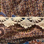 LOVE, FIRE STRAPLESS PINK PAISLEY MAXI DRESS ELASTIC TOP PEEP HOLE ON BACK CUTE Photo 10